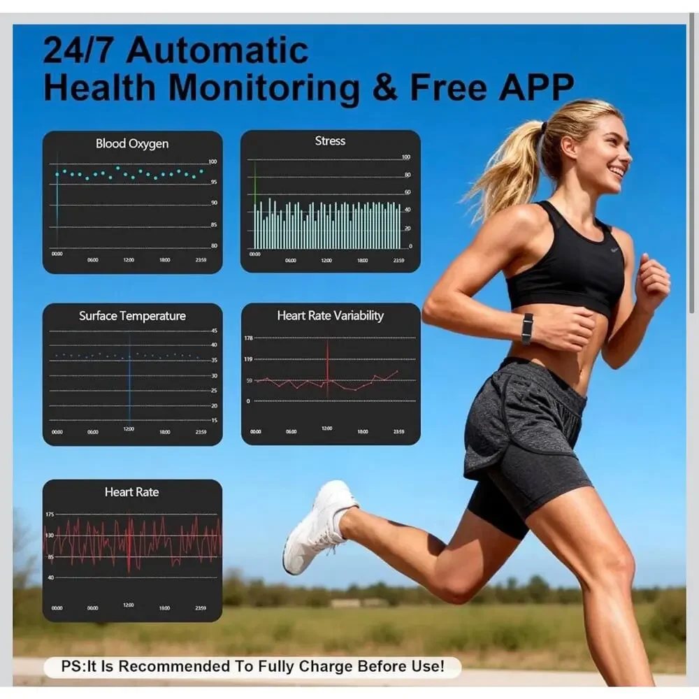 EnergyPort H29 Screenless Smart Bracelet Fitness Tracker Open Box Tested